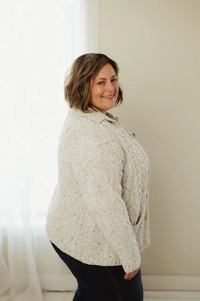 Cozy Pocket Drape Cardigan