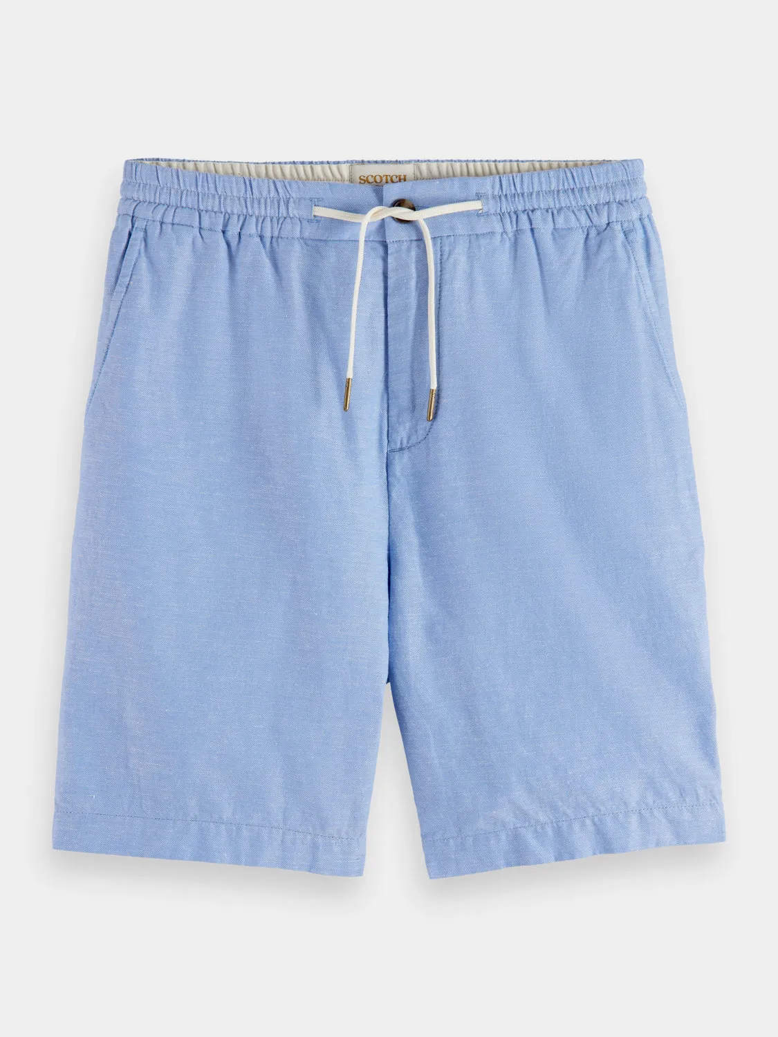 Fave cotton-linen shorts